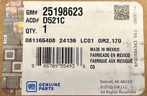 GM 25198623 - Ignition Coil Assembly - Genuine GM OEM - Picture 1 of 1