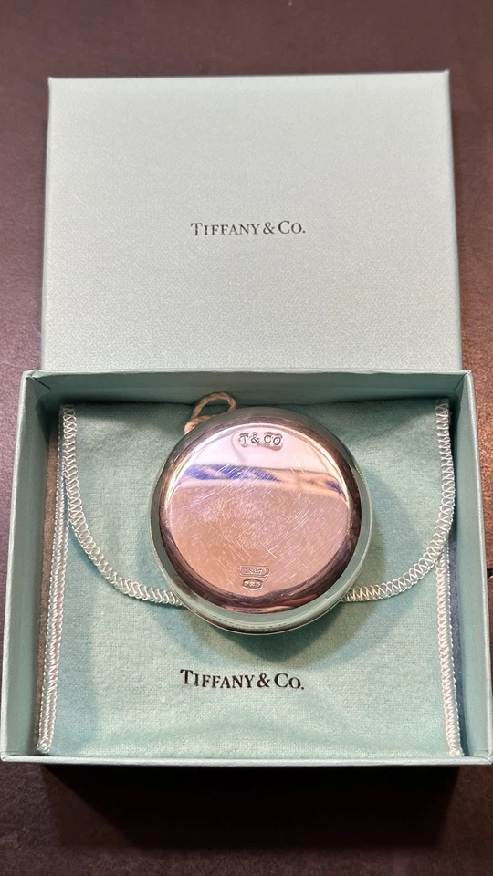 Tiffany & Co. Juguete de regalo de lujo de plata de ley 925 YoYo con caja y bolsa Foto 1 de 4