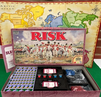 RISK The World Conquest Game 1992 'Scotland Forever- Waterloo' VGC AS PART NEW - Image 1 of 4