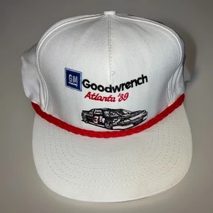 Sombrero de carreras Goodwrench Motor Sports Racing Atlanta 1989 Dale Earnhardt & GM Parts - Imagen 1 de 5