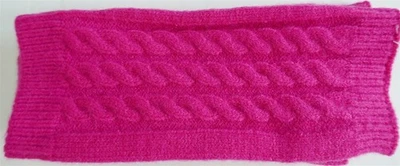 NUEVO CON ETIQUETAS Guantes Trenzados Sin Dedos Sonoma Goods For Life Rosa Florida Mujeres ¡SU Suave! Foto 1 de 4