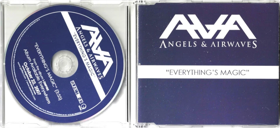 Angels & Airwaves (Blink 182) - Everything's Magic - Scarce 2007 UK promo CD - Image 1 of 1