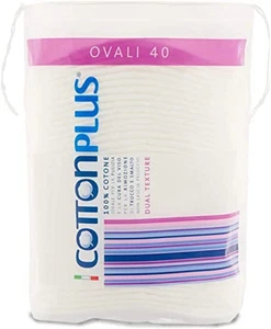 Cotton plus OVALI 40 Pz. - LINEA BEAUTY | OVALI 100% PURO COTONE | Dischetti Str - Foto 1 di 12
