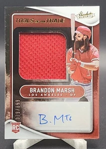 2022 Absolute Brandon Marsh Tools of the Trade Rookie Patch Auto Jumbo RPA /199 - Picture 1 of 2