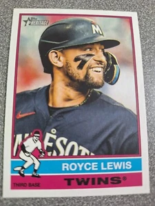 2025 Topps Heritage - Royce Lewis #138 n600 - Picture 1 of 2