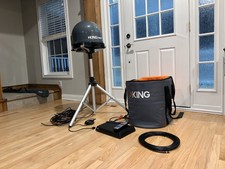 King Tailgater Dish RV & Tailgate Satellite Bundle