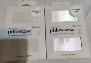 Lot of 2 Kit-Sch Satin Pillowcase Aura Color. - Picture 1 of 2