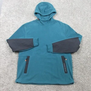 Alaskan Hardgear Sweater Mens L Teal Thaw Depth Fleece Pullover Hoodie Duluth - Picture 1 of 12