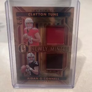 2023 Panini Gold Standard RC Dual Patch Aidan O’Connell And Clayton Tune /199 - Picture 1 of 2