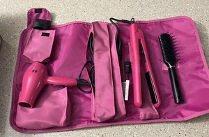 Travel Hair Essentials Kit Gift Set (pink) - Picture 1 of 5