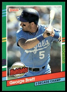 1991 Donruss Bonus Cards George Brett Kansas City Royals #BC-19