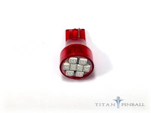 Super Bright Pinball Flasher. #906 Wedge Low Profile 8 SMD LEDs. RED - Picture 1 of 1