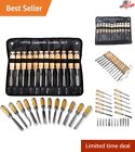 Premium Wood Carving Chisel Set - 12 Piece Sharp Tools with Carrying Case