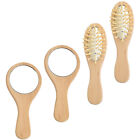 Eco-Friendly Wood Paddle Hair Brush 2 Sets for Family