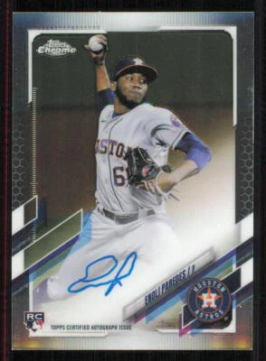 2021 Topps Chrome Rookie AUTO #RAEP Enoli Paredes - Image 1 of 2