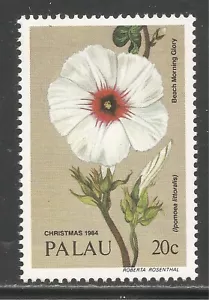 Palau #60 (A11) VF MNH - 1984 20c Beach Morning Glory (Christmas Flowers) - Picture 1 of 1