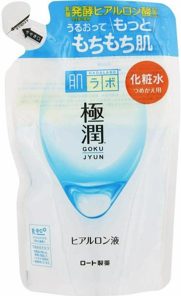 Pacote de refil de toner hidratante Hada Labo Gokujyun tipo úmido super hialurônico - Imagem 1 de 3