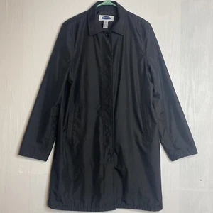 Old Navy Women’s Rain Jacket Trench Size Large Mid Length. - Picture 1 of 5