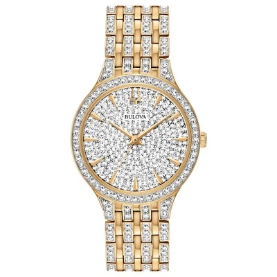 Bulova Phantom Women Quartz Crystal Gold Stainless Steel Watch 32MM 98L263 - Image 1 of 4