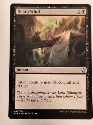 Death Wind - Dragons of Tarkir - Magic the Gathering MTG Nice! - Image 1 of 2