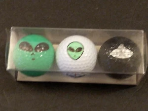 Palline da golf logo alieno Pro•Grade occasioni speciali palline da golf UFO Spalding confezione da 3 pezzi - Foto 1 di 4