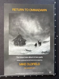MIKE OLDFIELD - RETURN TO OMMADAWN 8X11" Original Magazine Advert M81 - Picture 1 of 1