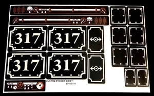 Custom Aufkleber für 3740 / 3741 / 10205 Replacement Sticker - Picture 1 of 1