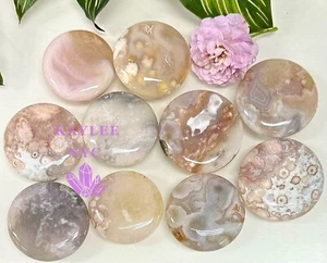 Wholesale Lot 1 Lb Natural Flower Agate Slab Crystal Nice Quality Healing - Picture 1 of 6