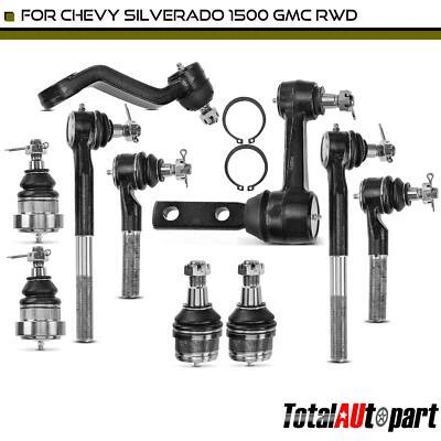 10x Junta de rótula de extremo de varilla de amarre de brazo loca y Pitman para Dodge Ram 2500 1994-1996 delantera Foto 1 de 4