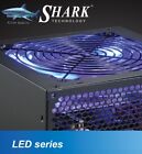 Neu Shark Technology blauer LED-Lüfter 750 Watt Gamer PC schwarz Netzteil, 2x PCIe ATX 12V 2.0