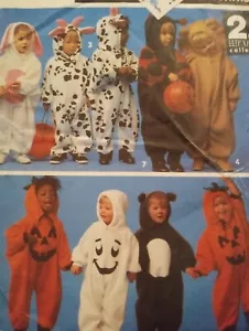 UC Size 1/2 - 4t Baby Toddler Halloween Costume Sewing Pattern Simplicity 8277 - Picture 1 of 2