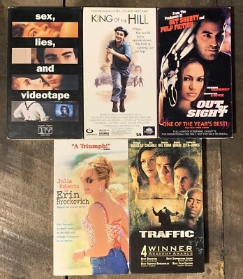 Steven Soderbergh VHS Lot Of 5 Foto 1 de 4