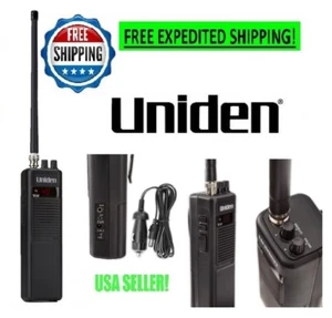 Uniden Handheld CB Radio Mobile Portable Rubber Antenna Tuned Range Belt Clip - Picture 1 of 10