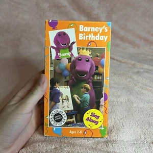 Barney - Barneys Birthday VHS 1992 Sing A Long The Lyons Group Tested - Picture 1 of 12