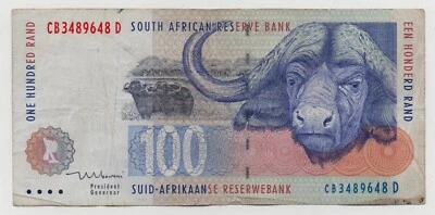 SOUTH AFRICA 100 RAND 2005 PICK 131A LOOK SCANS - Image 1 of 2