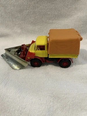 Corgi Unimog 406 Mercedes Benz  Snowplow Made In Great Britain - Image 1 of 4