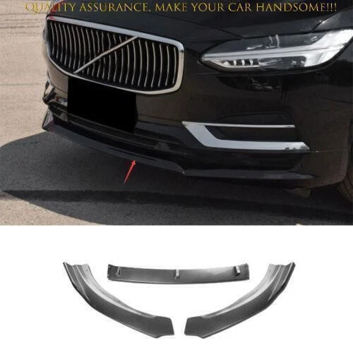 Kit de carrocería de alerón labial de parachoques delantero gris pino para Volvo S90 2017-2020 reacondicionamiento 3 piezas Foto 1 de 1