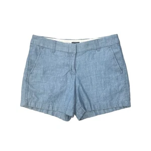 Pantalones Cortos Chinos J.Crew Para Mujer Algodón Talla 6 Tiro Medio Verano Informales Calce Clásico - Imagen 1 de 7