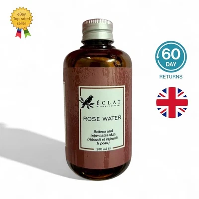 Eclat Rose Water 200ml – Natural Facial Toner for Glowing & Hydrated Skin - Image 1 of 2