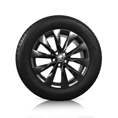 Original Skoda ENYAQ ELROQ 80/85 Winterkompletträder 19 Zoll Crystal Bridgestone - Bild 1 von 4