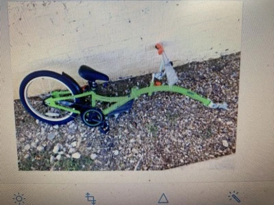 Kazam WeeRide Tagalong kids trailer - Image 1 of 4