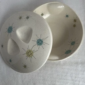 Vintage Franciscan Starburst 10" Round Covered Casserole Lidded Serving Dish - Picture 1 of 17