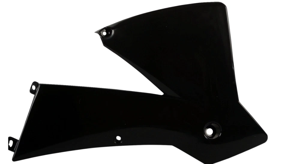 Par de cubiertas de radiador Polisport de plástico negro KTM 01-04 SX EXC 125-525 Foto 1 de 1