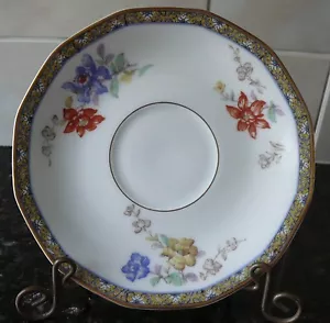 Theodore Haviland Limoges France GANGA Piattino strano 5-5/8" (1 fiore giallo) - Foto 1 di 1