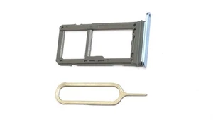 OEM SIM/SD Karten Fach + Pin für Samsung Galaxy S8 G950/S8+ Plus G955 "BLAU" ~ USA  - Bild 1 von 4