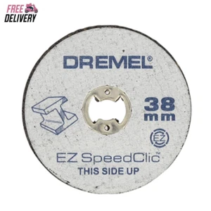 Dremel EZ SpeedClic SC456B Metal Cutting Wheels 12-Pack 38mm Rotary Tool Discs - Picture 1 of 3