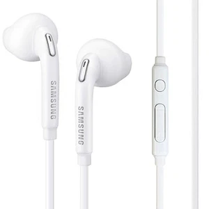 Casque 3.5 MM Jack Mains Libres Stéréo Distant en Blanc Par Samsung EO-EG920BW - Photo 1 sur 5