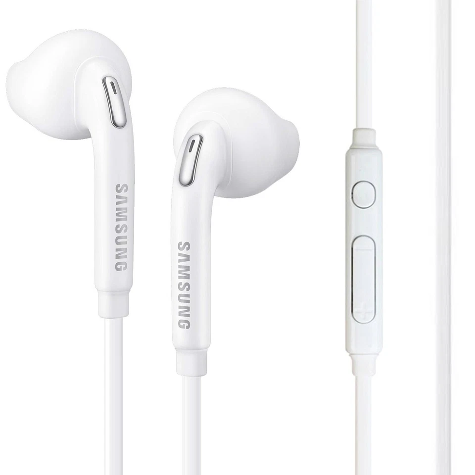 HEADPHONES 3.5 MM JACK HANDS FREE STEREO REMOTE IN WHITE BY SAMSUNG EO-EG920BW - Image 1 of 4