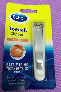  NEW DR. SCHOLL PROFESSIONAL TOE NAIL STAINLESS STEEL CUTTER CLIPPER FREE SHIP - Picture 1 of 2