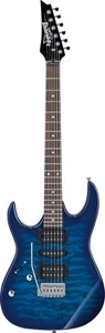 Ibanez GIO Series GRX70QA-TBB Left Handed Electric Guitar Transparent Blue Burst - Picture 1 of 1